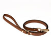Leather Dog Leash in Brown - Classic, Made in Italy