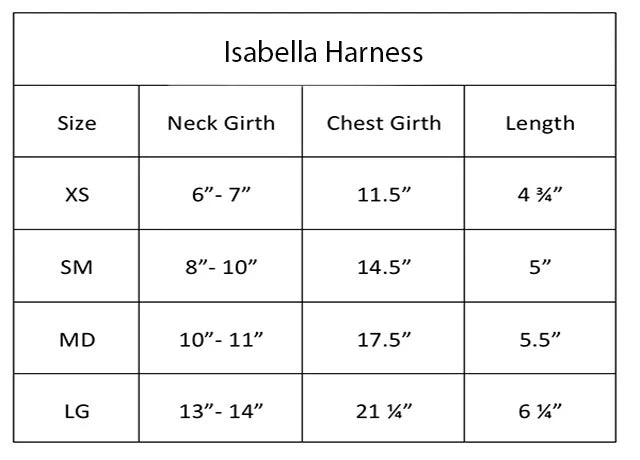Isabella Dog Harness-Alloy