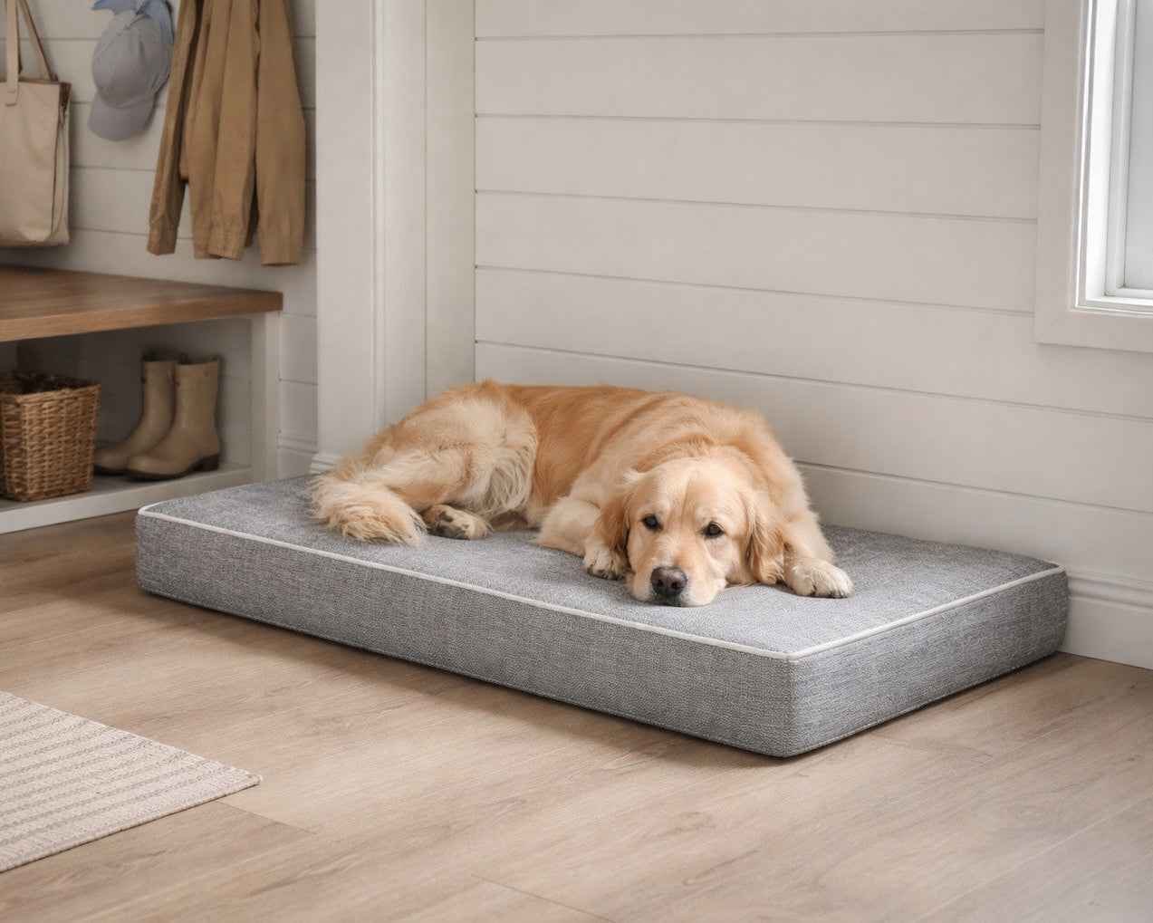 Bowsers Isotonic Memory Foam Dog Crate Mattress – Pressure-Relieving Crate Support
