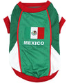Parisian Pet Team Mexico Dog T-Shirt-Red, White, Green