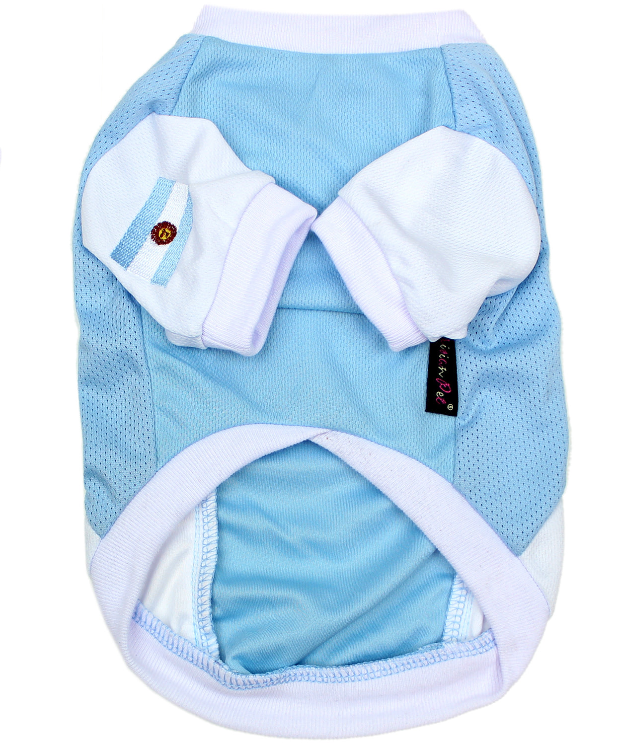 Parisian Pet Team Argentina Jersey for Dogs & Cats  Perfect Soccer Fan Apparel, Blue and White