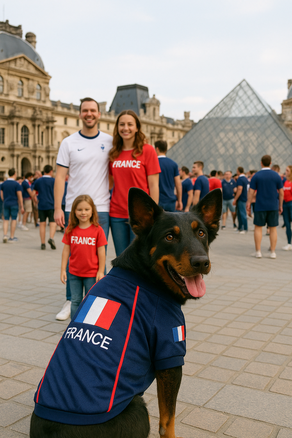 Parisian Pet Team France Jersey-Blue