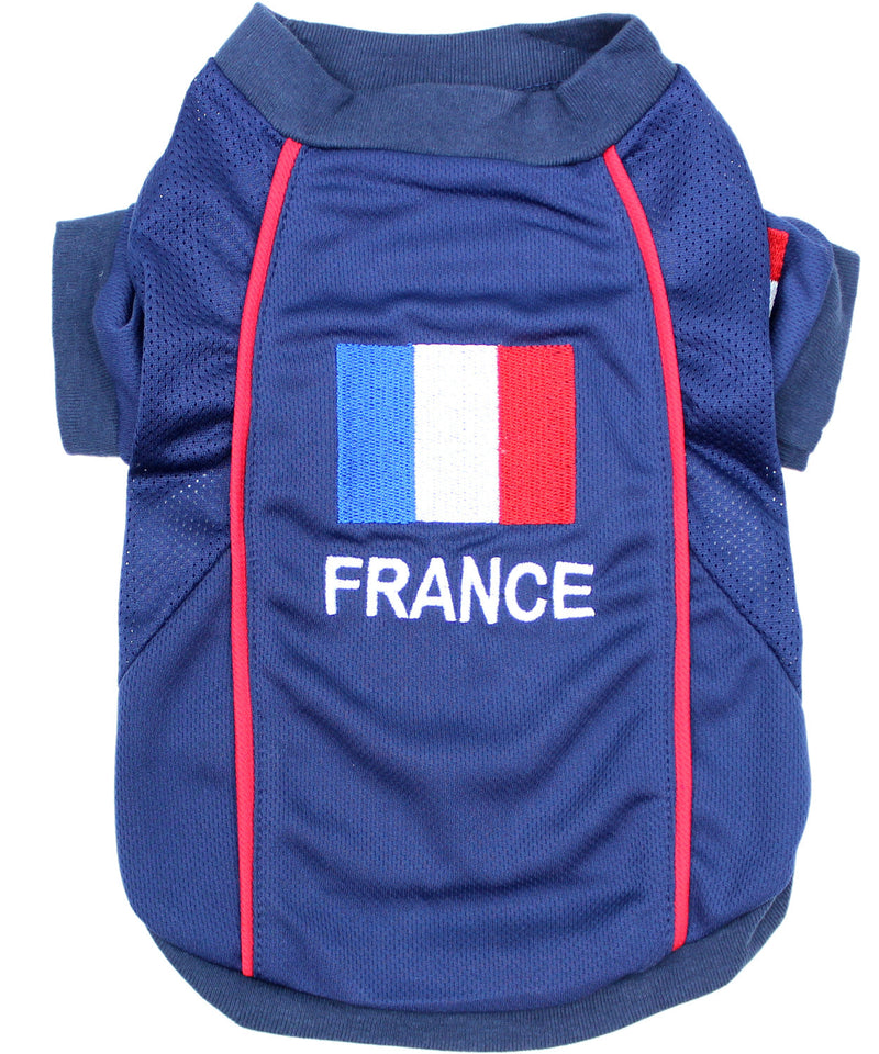 Parisian Pet Team France Jersey-Blue