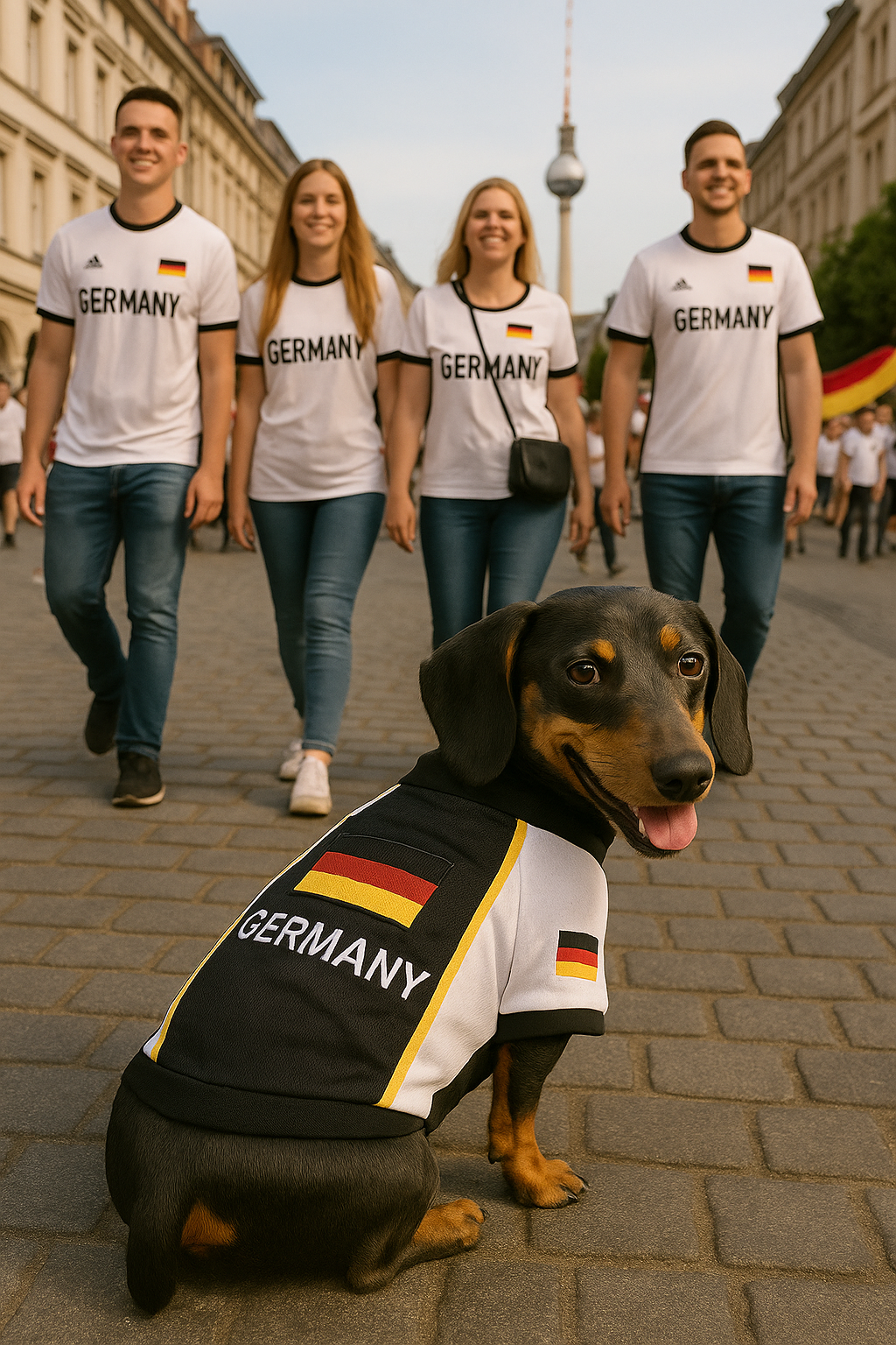 Parisian Pet Team Germany Jersey-Black