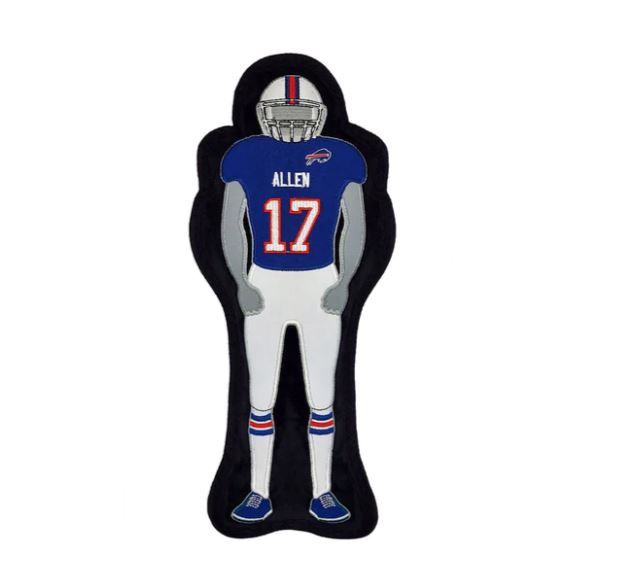 NFL Josh Allen Player Tough Dog Toy