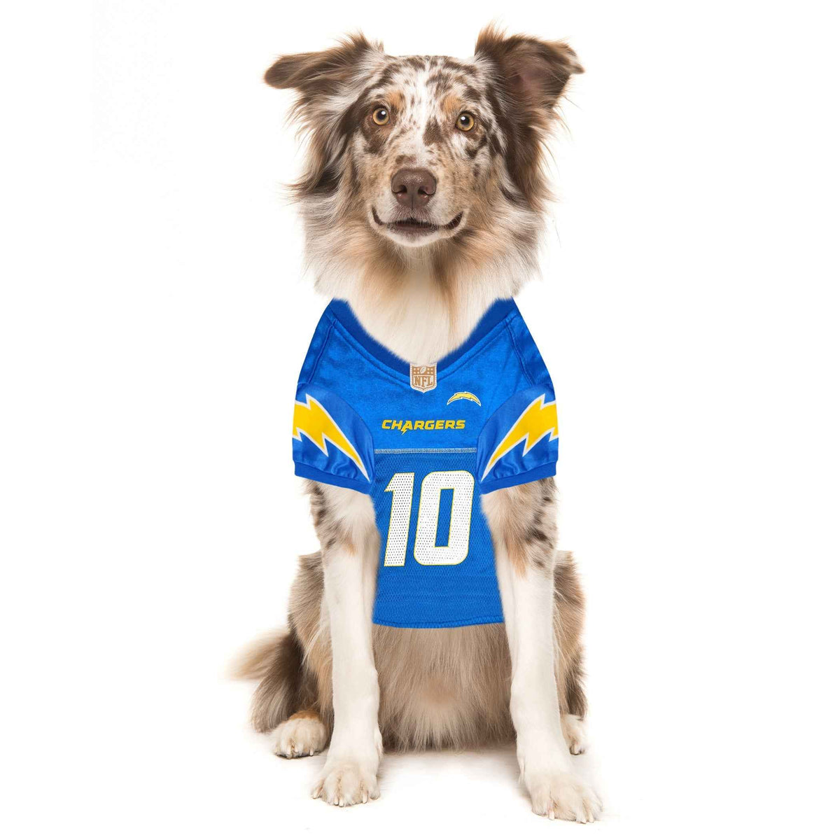 NFL Los Angeles Chargers Justin Herbert Mesh Pet Jersey