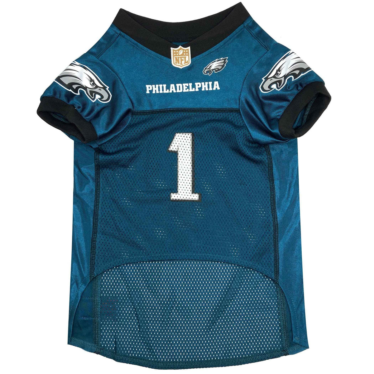 NFL Philadelphia Eagles Jalen Hurts Striped Mesh Pet Jersey