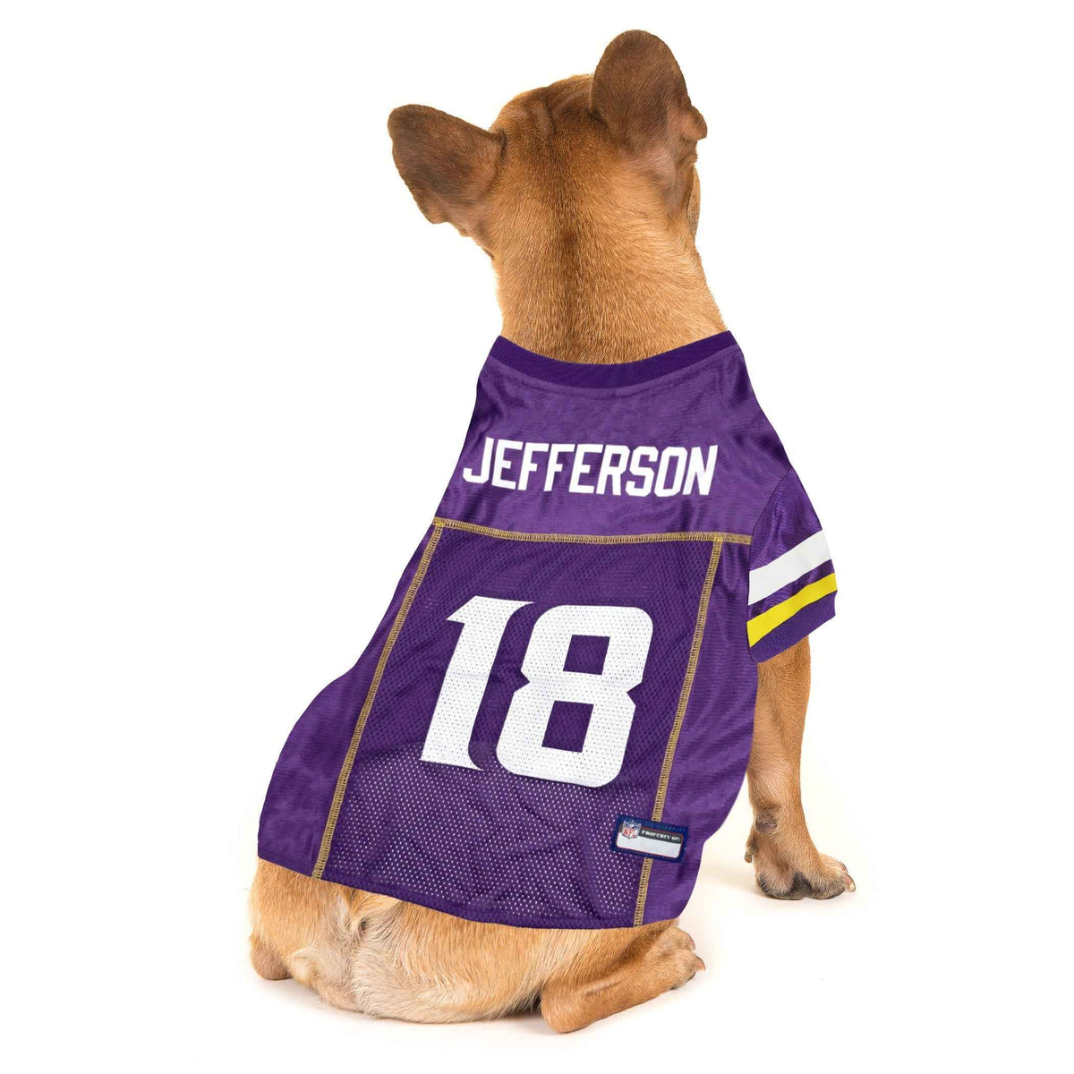 NFL Minnesota Vikings Justin Jefferson Mesh Pet Jersey