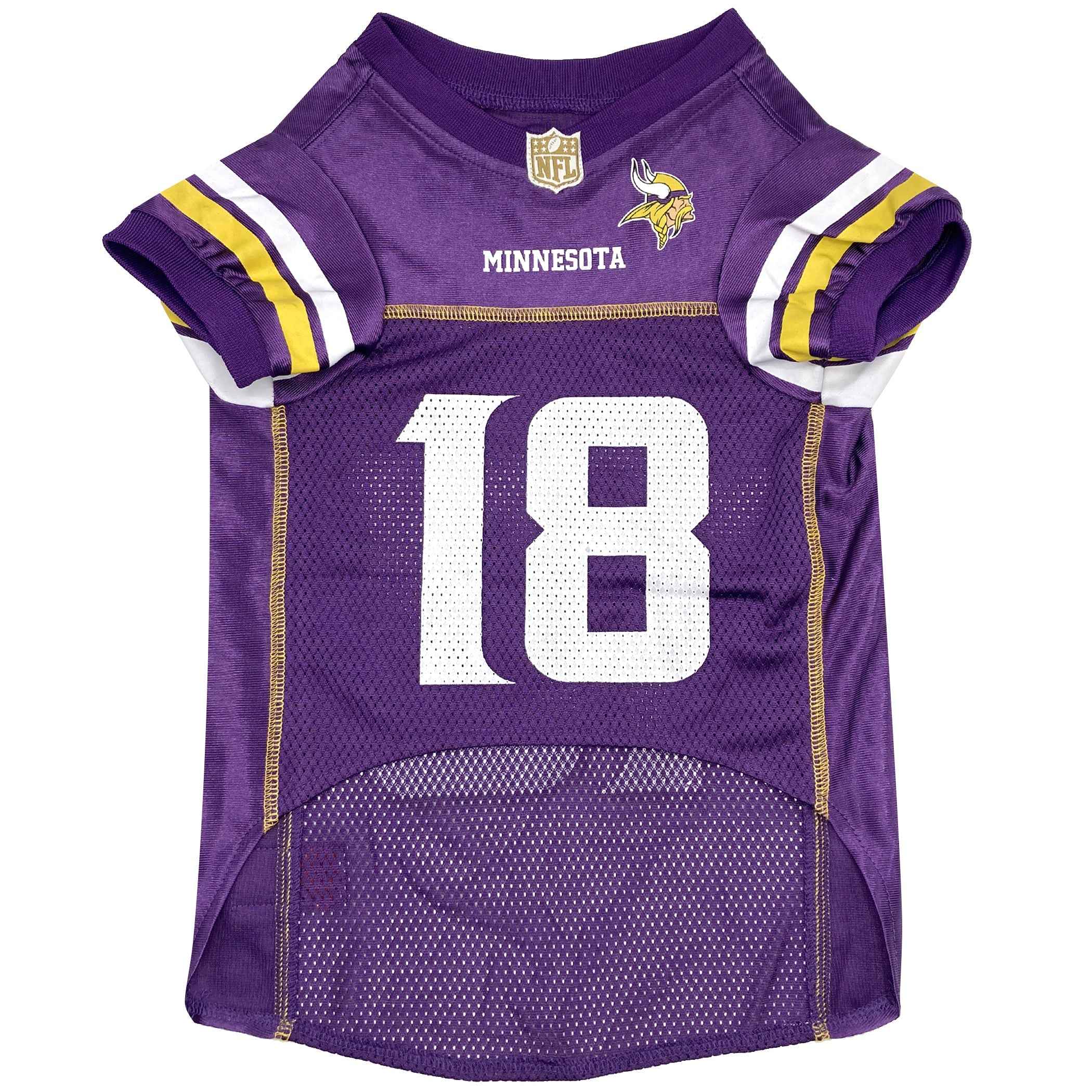 NFL Minnesota Vikings Justin Jefferson Mesh Pet Jersey