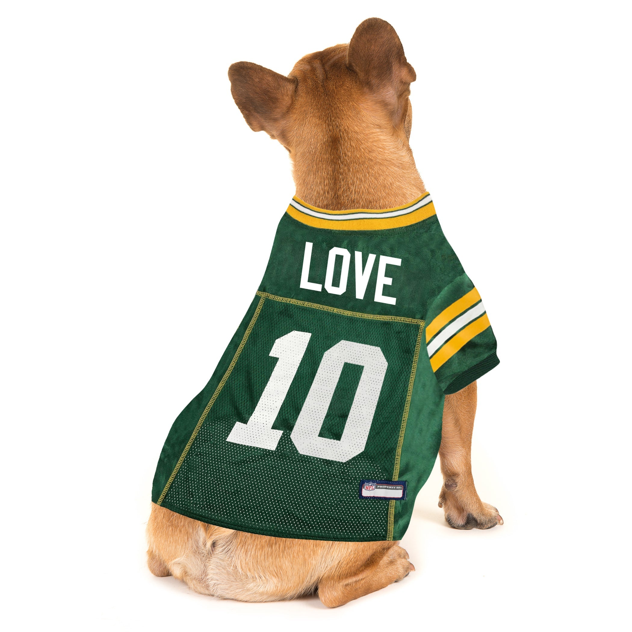 Jordan Love Pet Striped Jersey (Gbp)