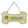 JOHN DEERE BONE SIGN "NOTHING RUNS LIKE A DEERE"