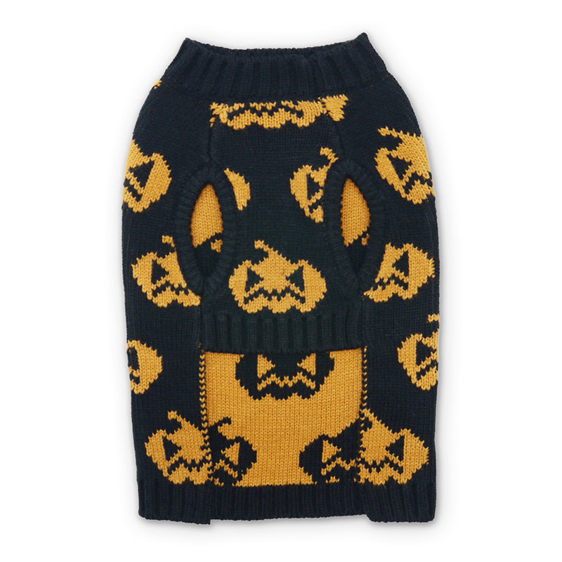 DOGO Jack O Lantern Dog Sweater