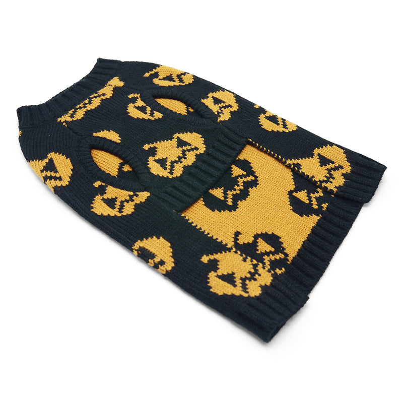 DOGO Jack O Lantern Dog Sweater