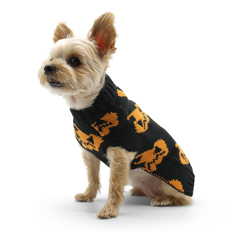 DOGO Jack O Lantern Dog Sweater