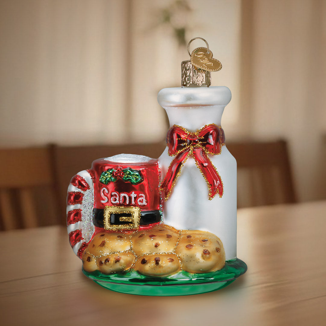 Santas Milk & Cookies Ornament