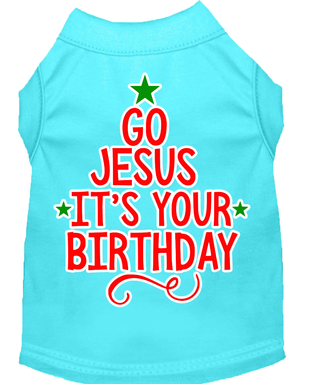 As You Wish Apparel – "Go Jesus, Its Your Birthday" Christmas Pet Shirt