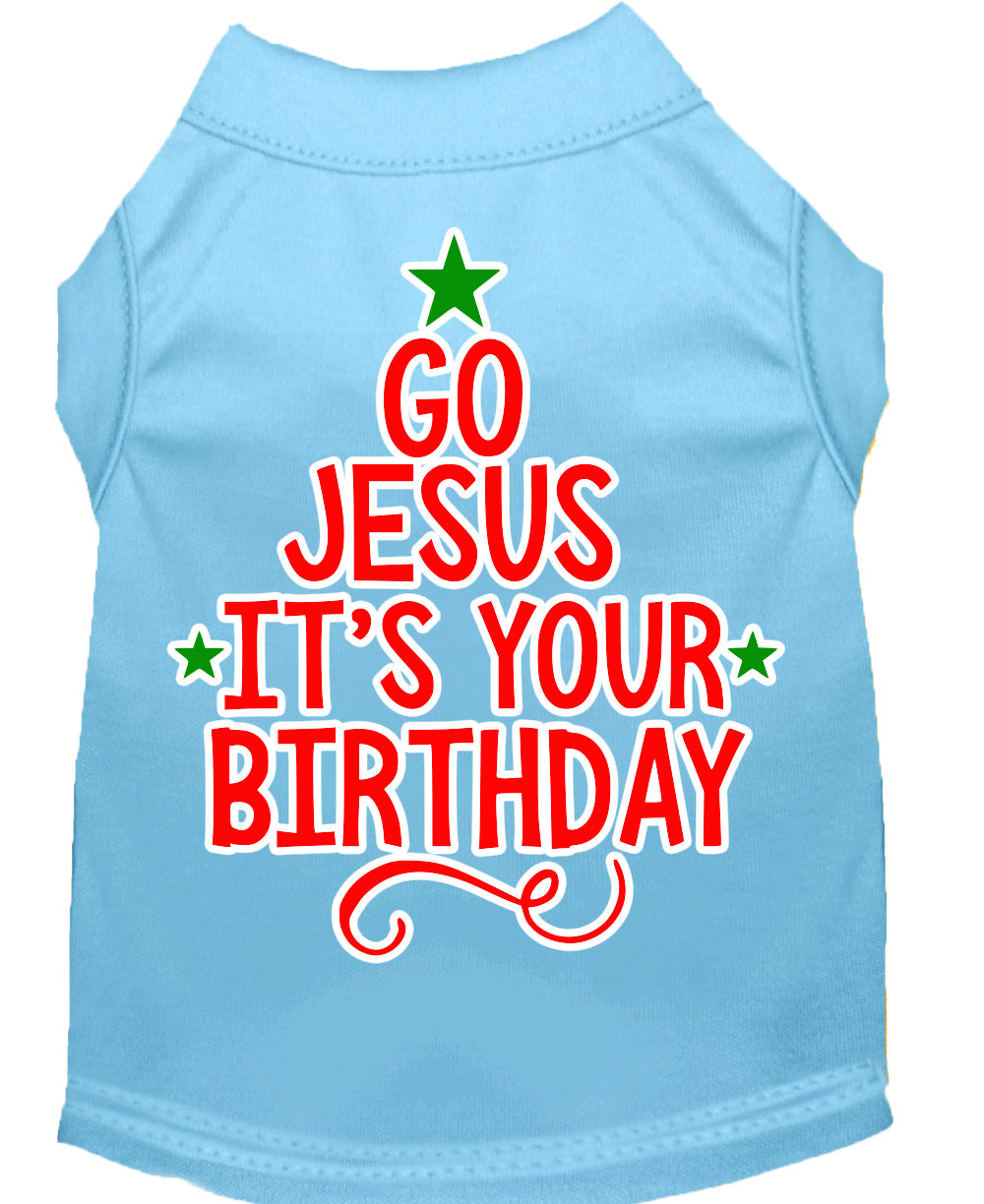 As You Wish Apparel – "Go Jesus, Its Your Birthday" Christmas Pet Shirt