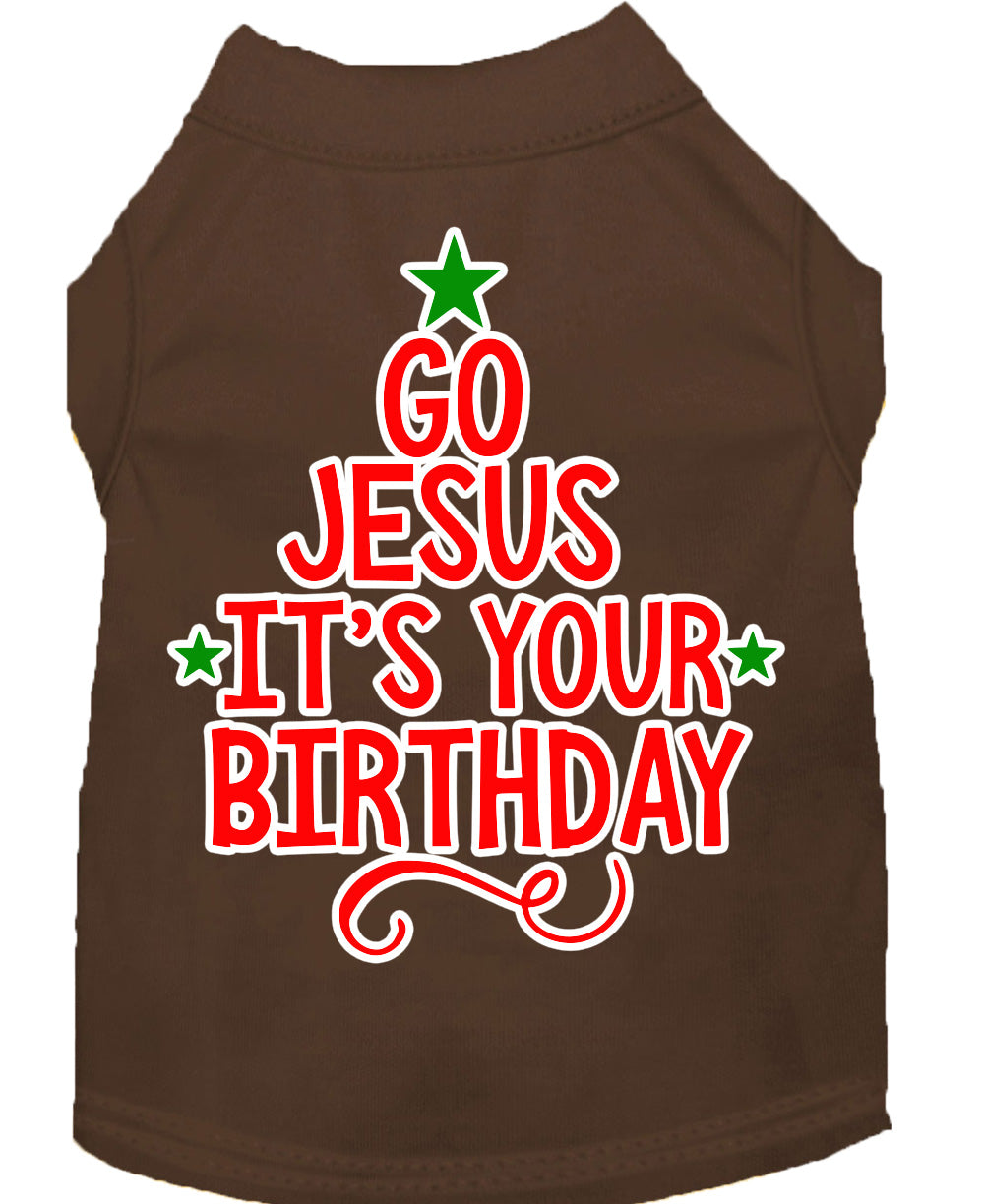 As You Wish Apparel – "Go Jesus, Its Your Birthday" Christmas Pet Shirt
