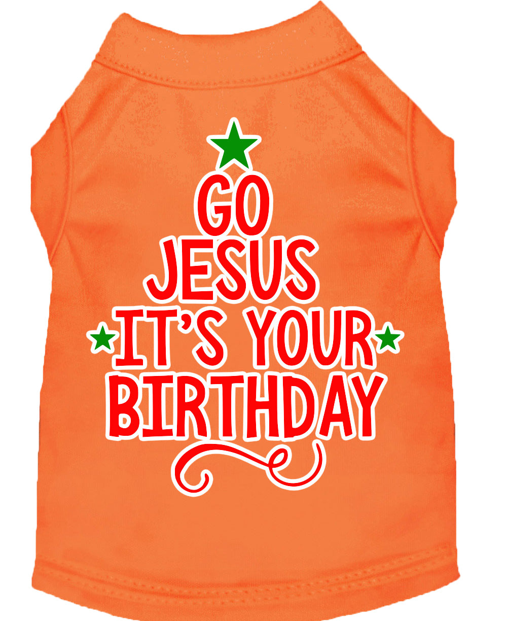 As You Wish Apparel – "Go Jesus, Its Your Birthday" Christmas Pet Shirt