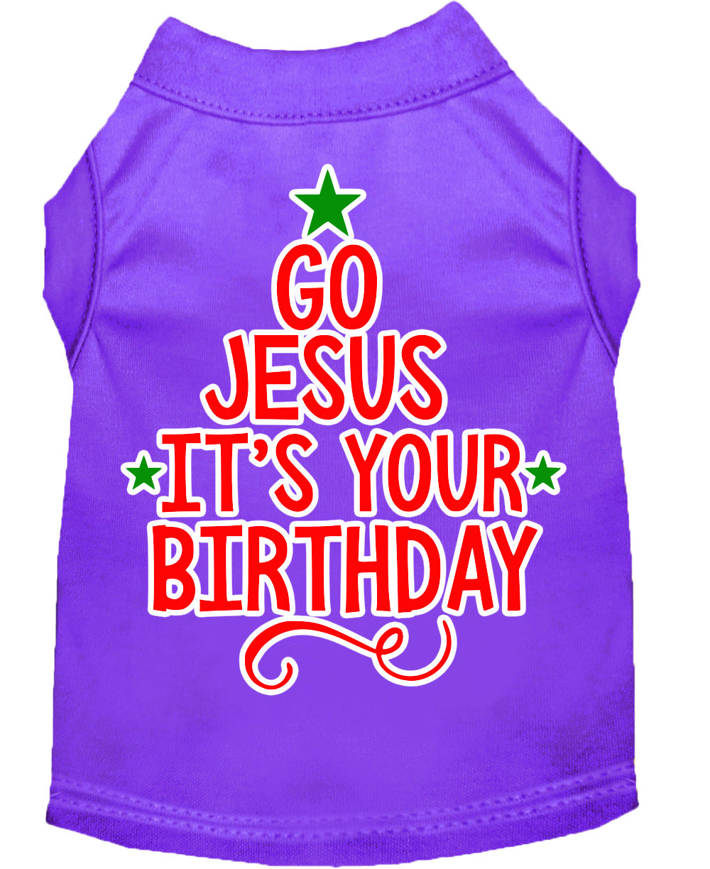 As You Wish Apparel – "Go Jesus, Its Your Birthday" Christmas Pet Shirt