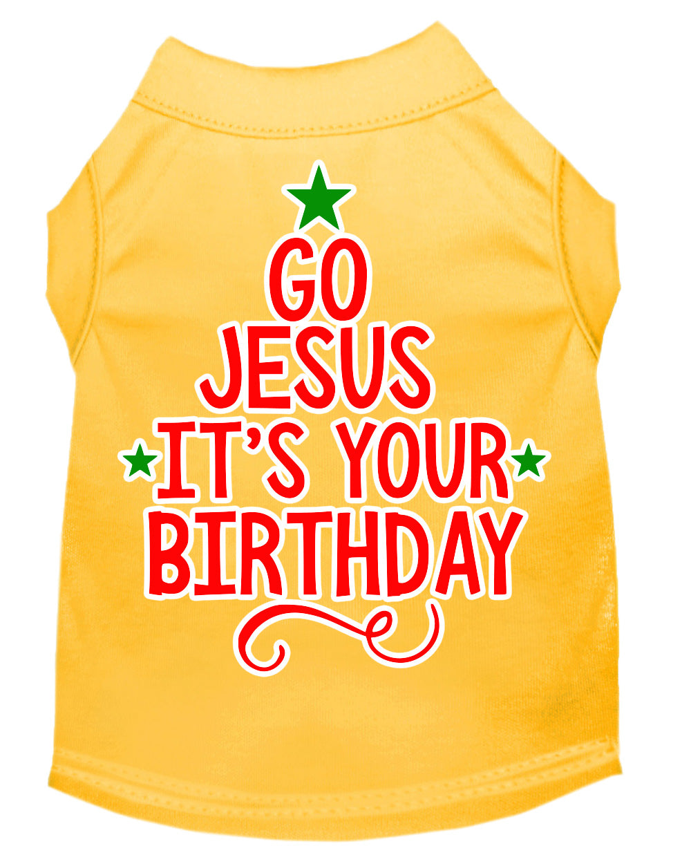 As You Wish Apparel – "Go Jesus, Its Your Birthday" Christmas Pet Shirt