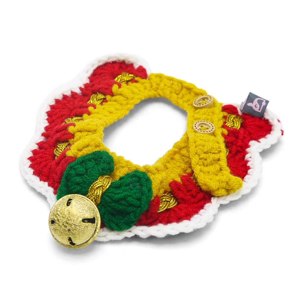 DOGO Jingle Bell Crochet Dog Collar