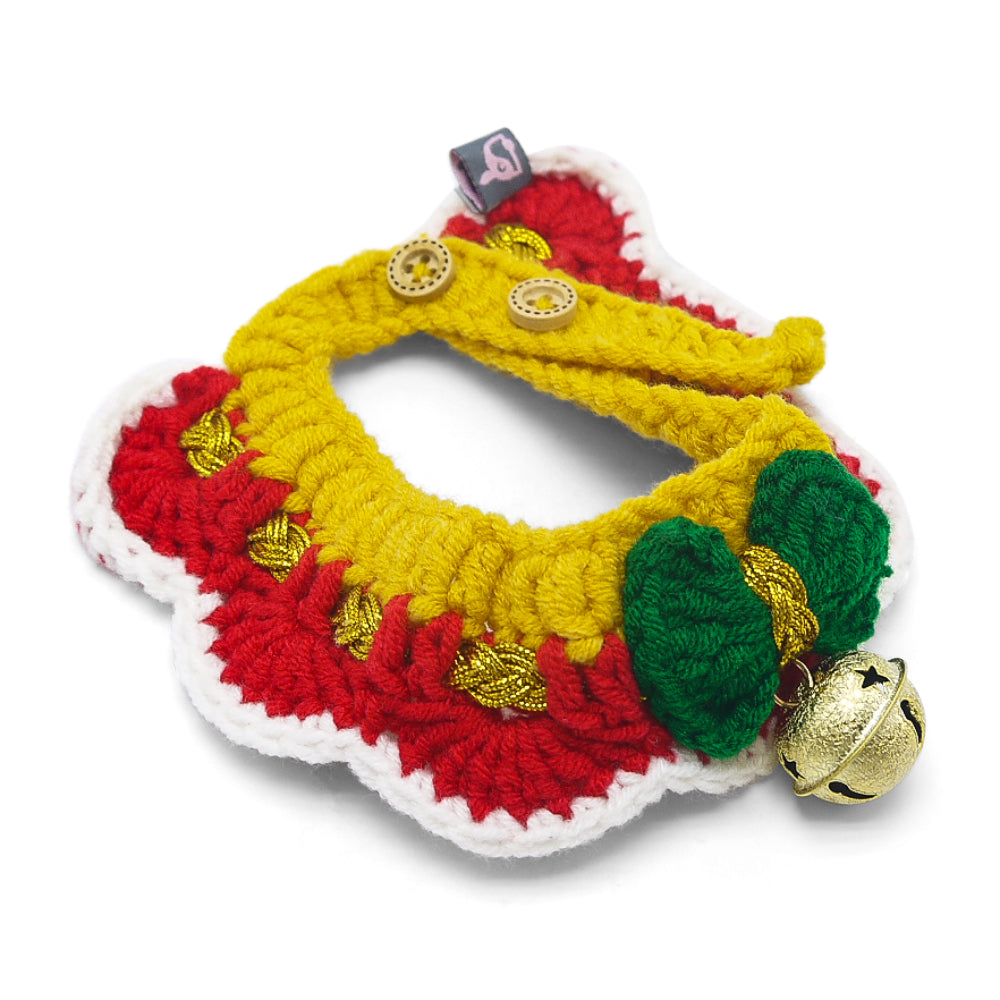 DOGO Jingle Bell Crochet Dog Collar