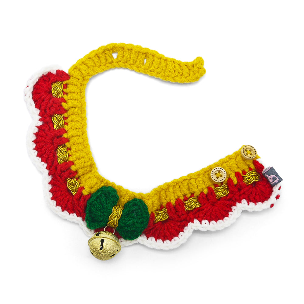 DOGO Jingle Bell Crochet Dog Collar