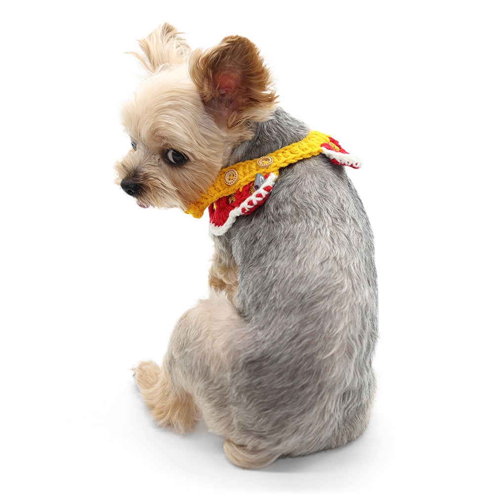 DOGO Jingle Bell Crochet Dog Collar