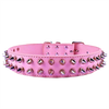 Parisian Pet Spiked Collar-Pink
