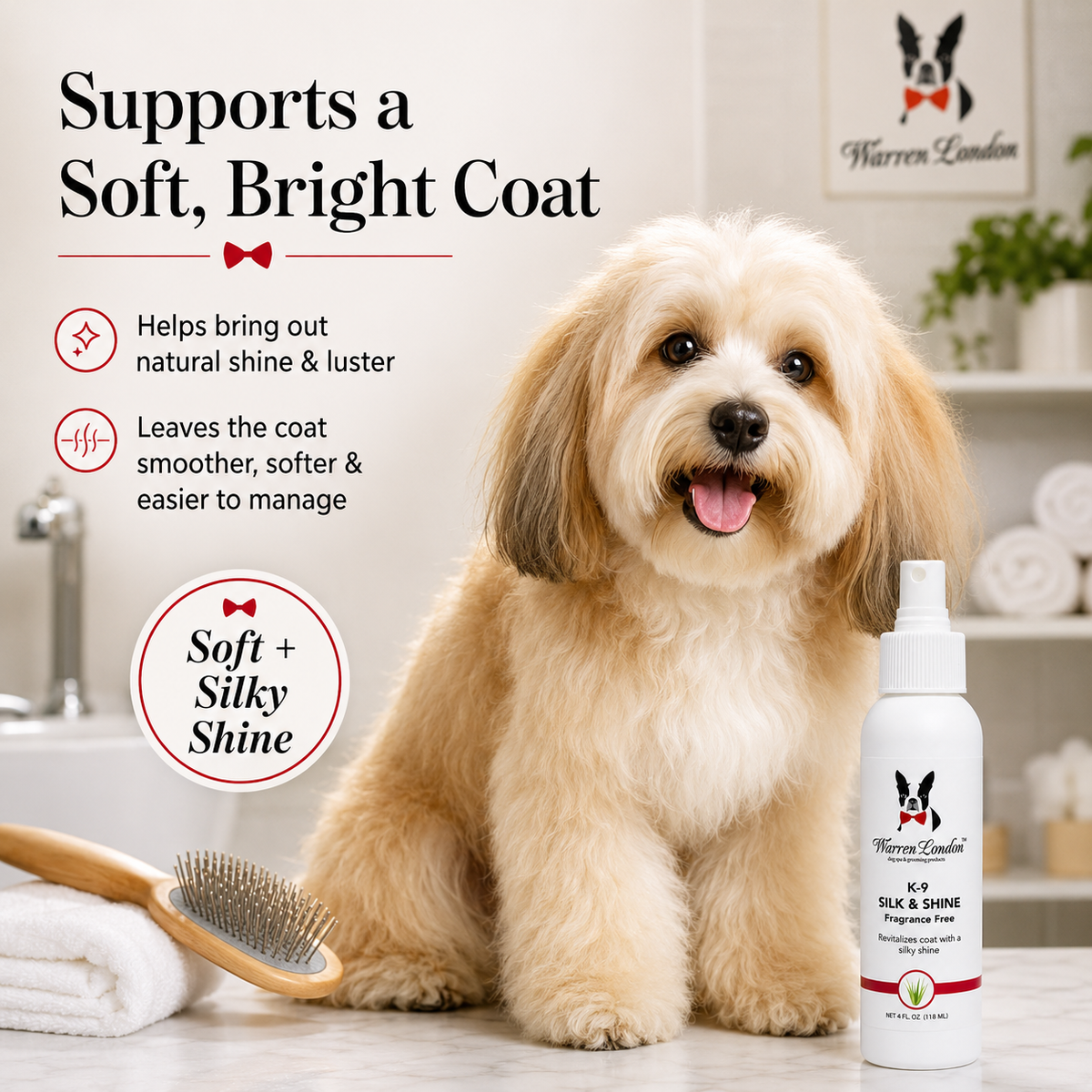 K9 Silk & Shine - Revitalize and Shines the Coat | HT Animal Supply