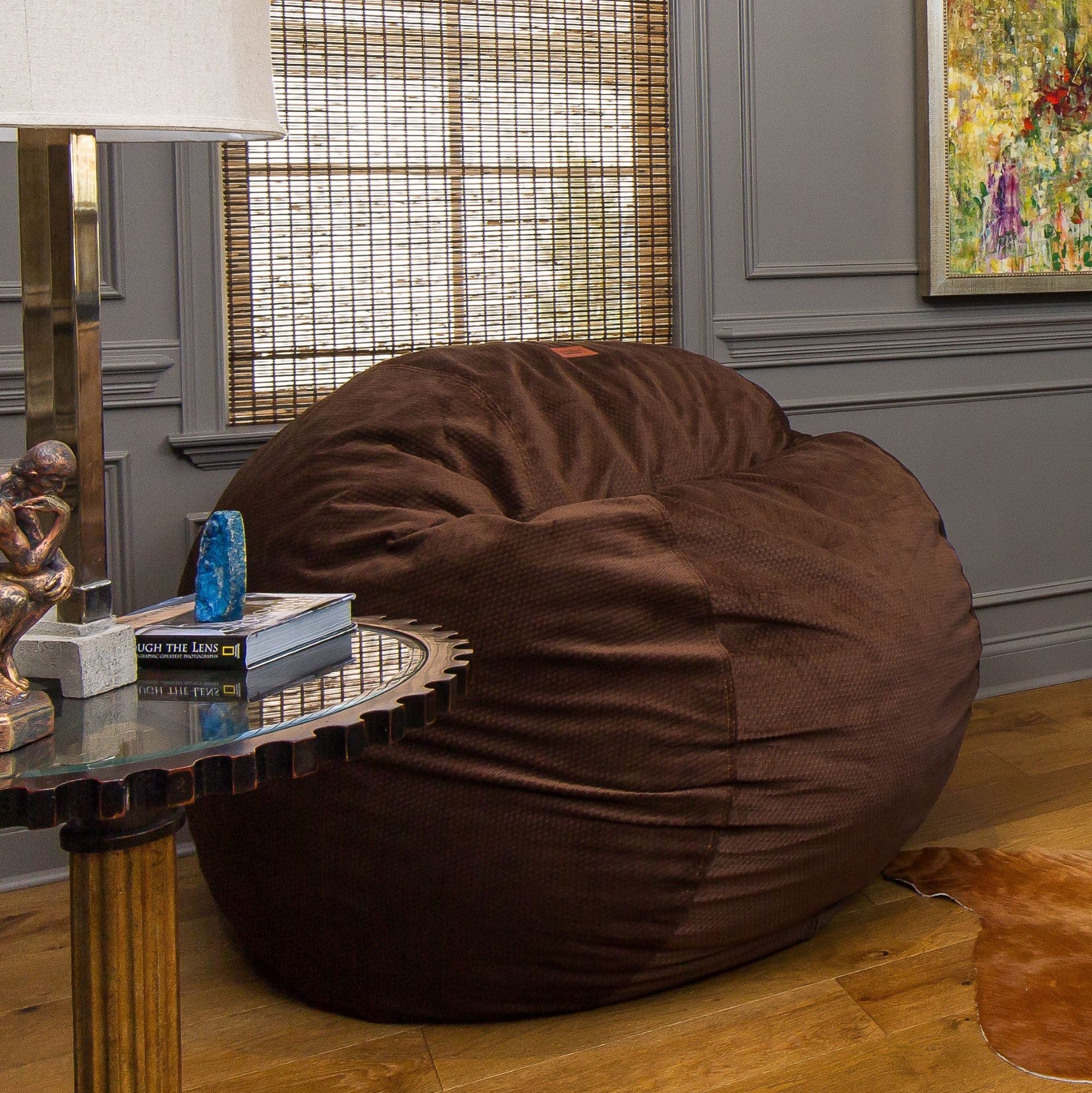 CordaRoy's King Chenille Convertible Bean Bag Chair