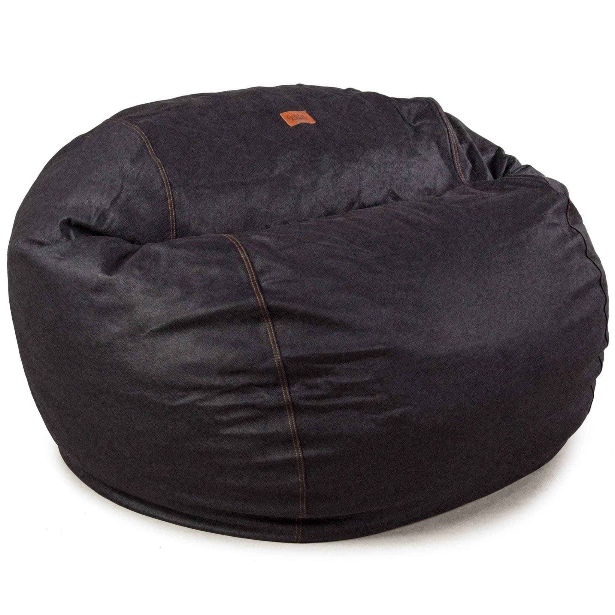 CordaRoy's King Faux Leather Convertible Bean Bag Chair