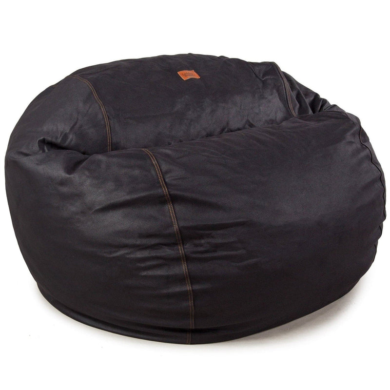 CordaRoy's King Faux Leather Convertible Bean Bag Chair