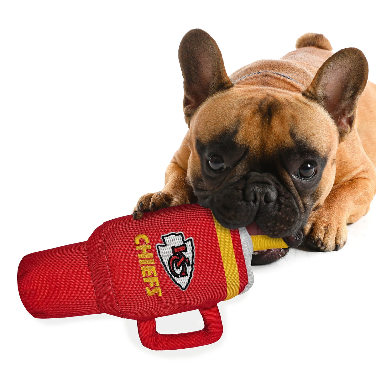 NFL Kansas City Chiefs Nylon Tumbler Dog Toy