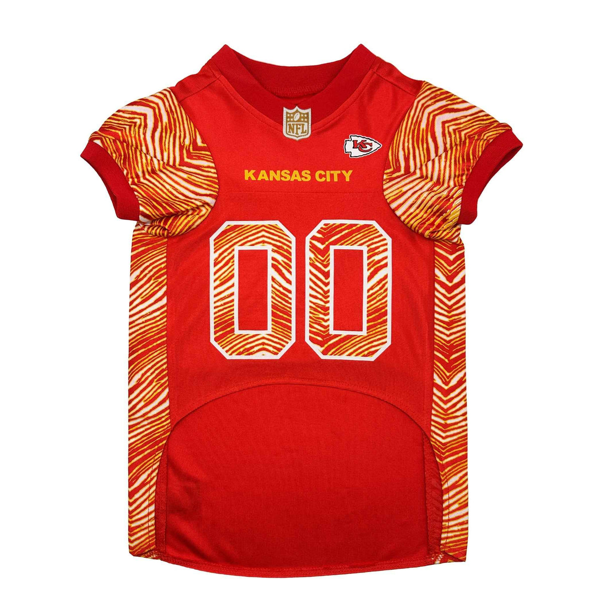 NFL Kansas City Chiefs Zubaz Pet Jersey