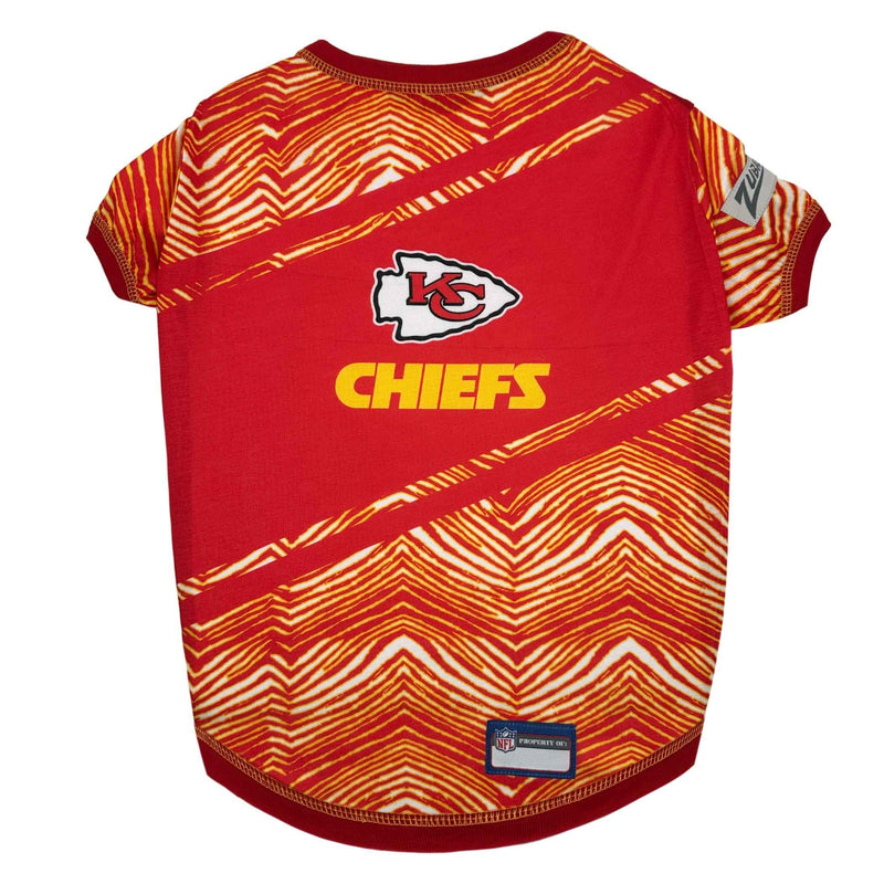 NFL Kansas City Chiefs Zubaz Dog T-Shirt