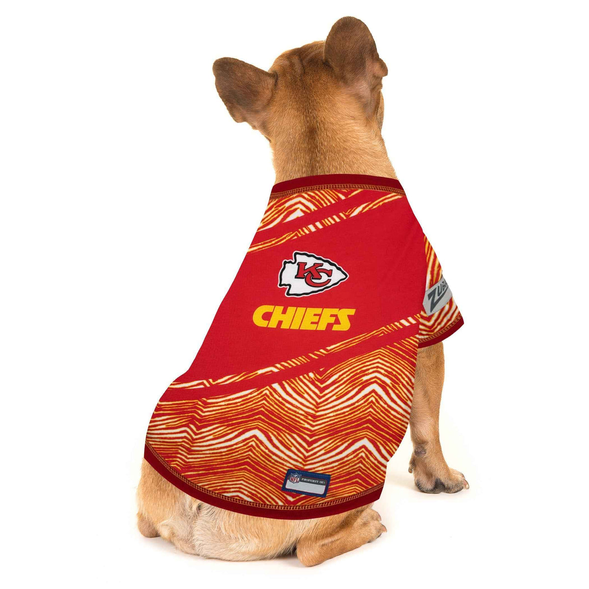 NFL Kansas City Chiefs Zubaz Dog T-Shirt