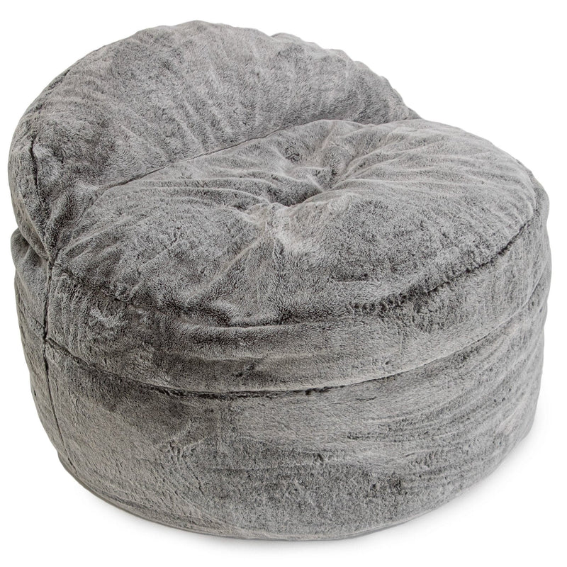 CordaRoy's King Faux Fur Nest Convertible Bean Bag Chair