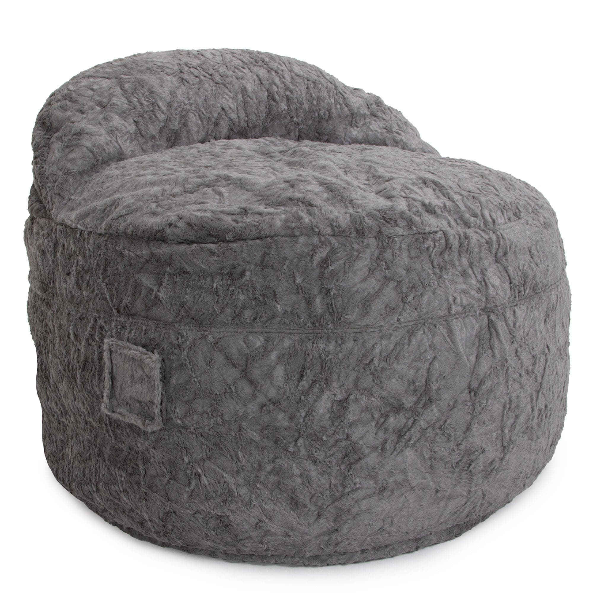 CordaRoy's King Faux Fur Nest Convertible Bean Bag Chair