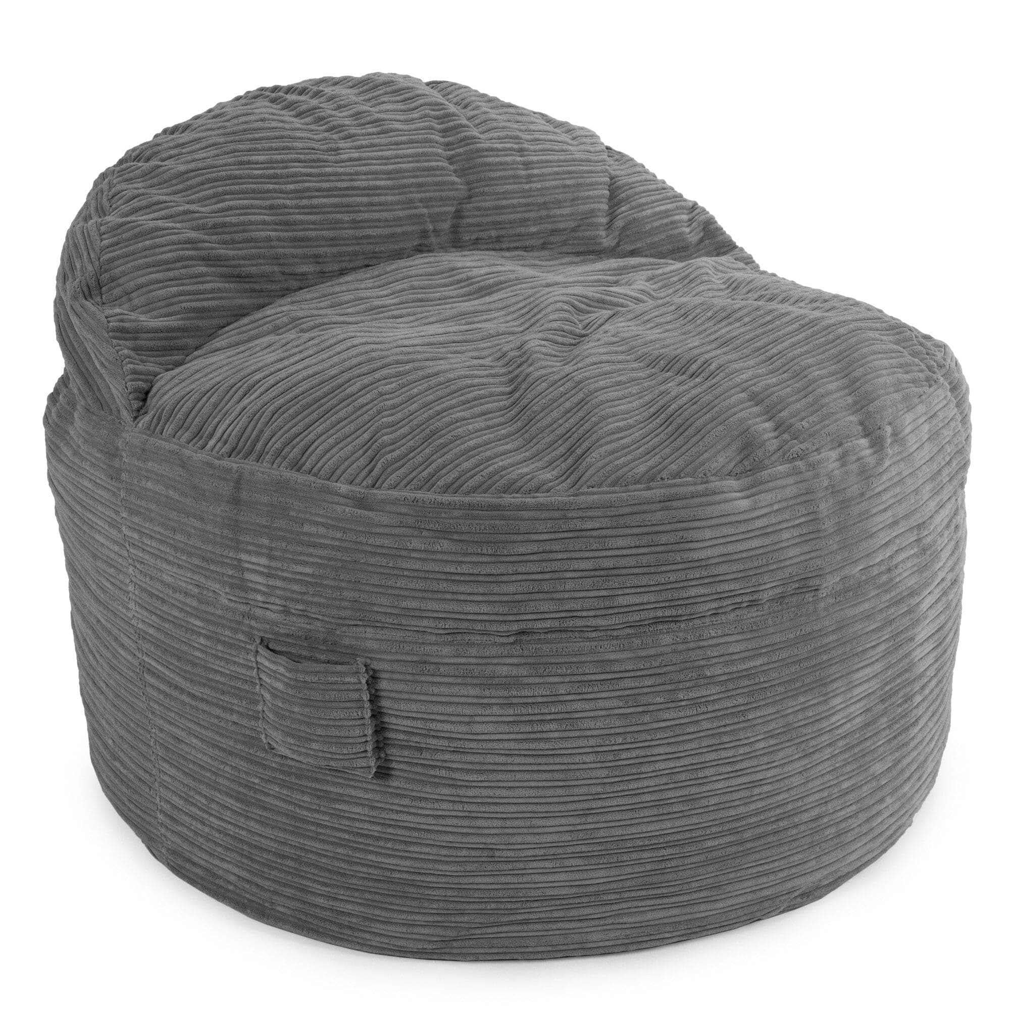 CordaRoy's King Terry Corduroy Nest Convertible Bean Bag Chair