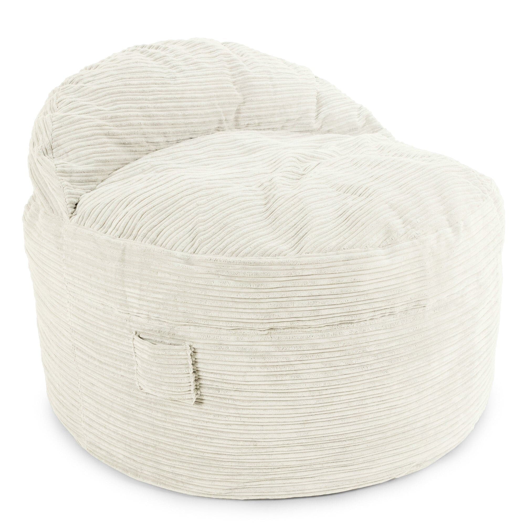 CordaRoy's King Terry Corduroy Nest Convertible Bean Bag Chair