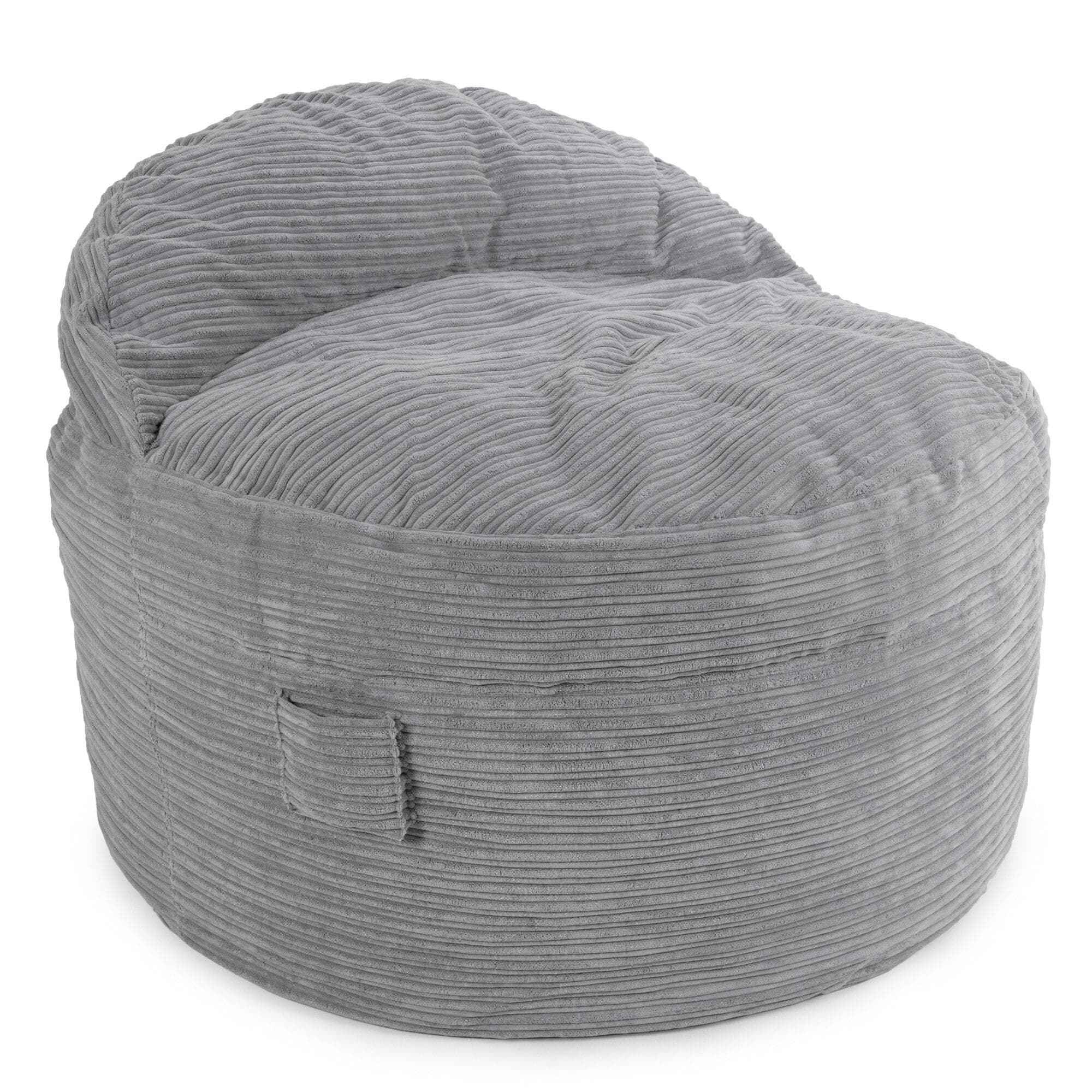 CordaRoy's King Terry Corduroy Nest Convertible Bean Bag Chair