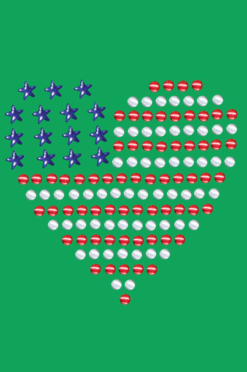 Patriotic Heart 1 Bandanna