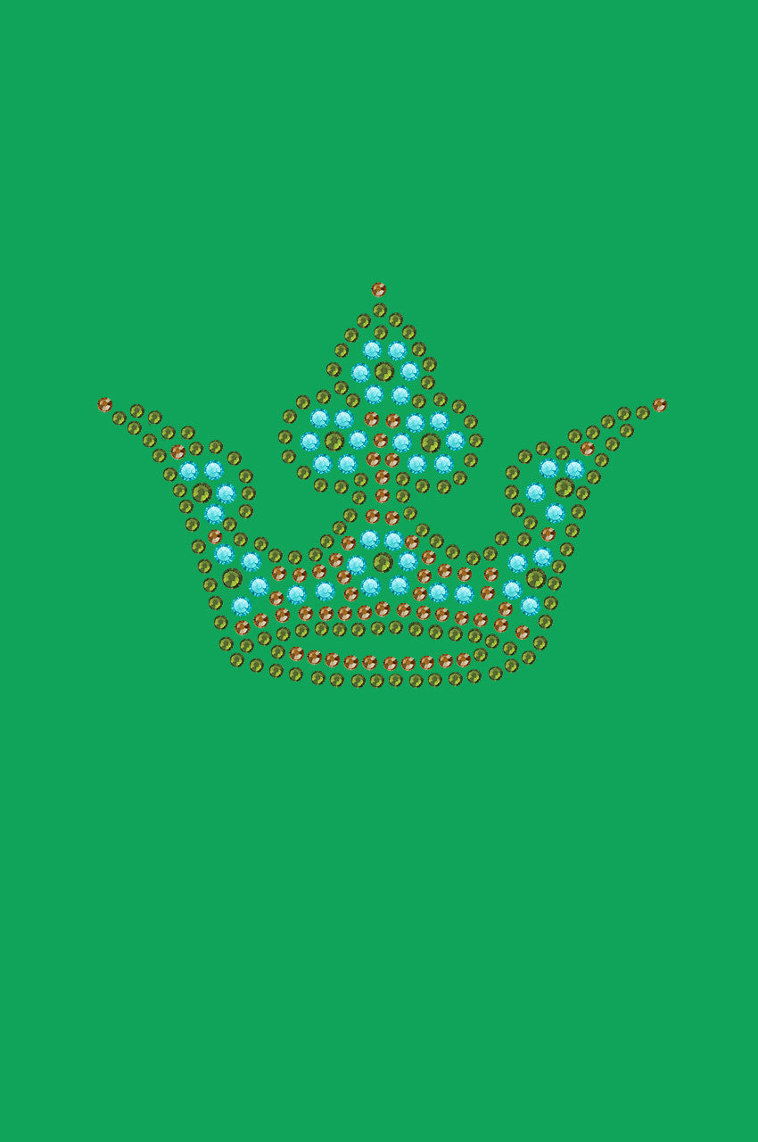Crown 3 (Lime, Turquoise, & Brown) - Bndana