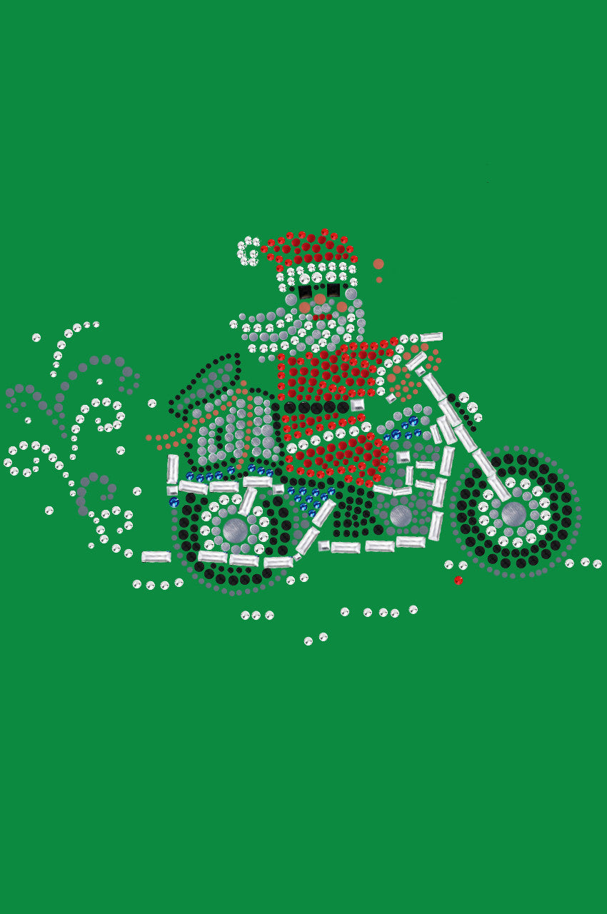 Santa on Motorcycle - Tutu