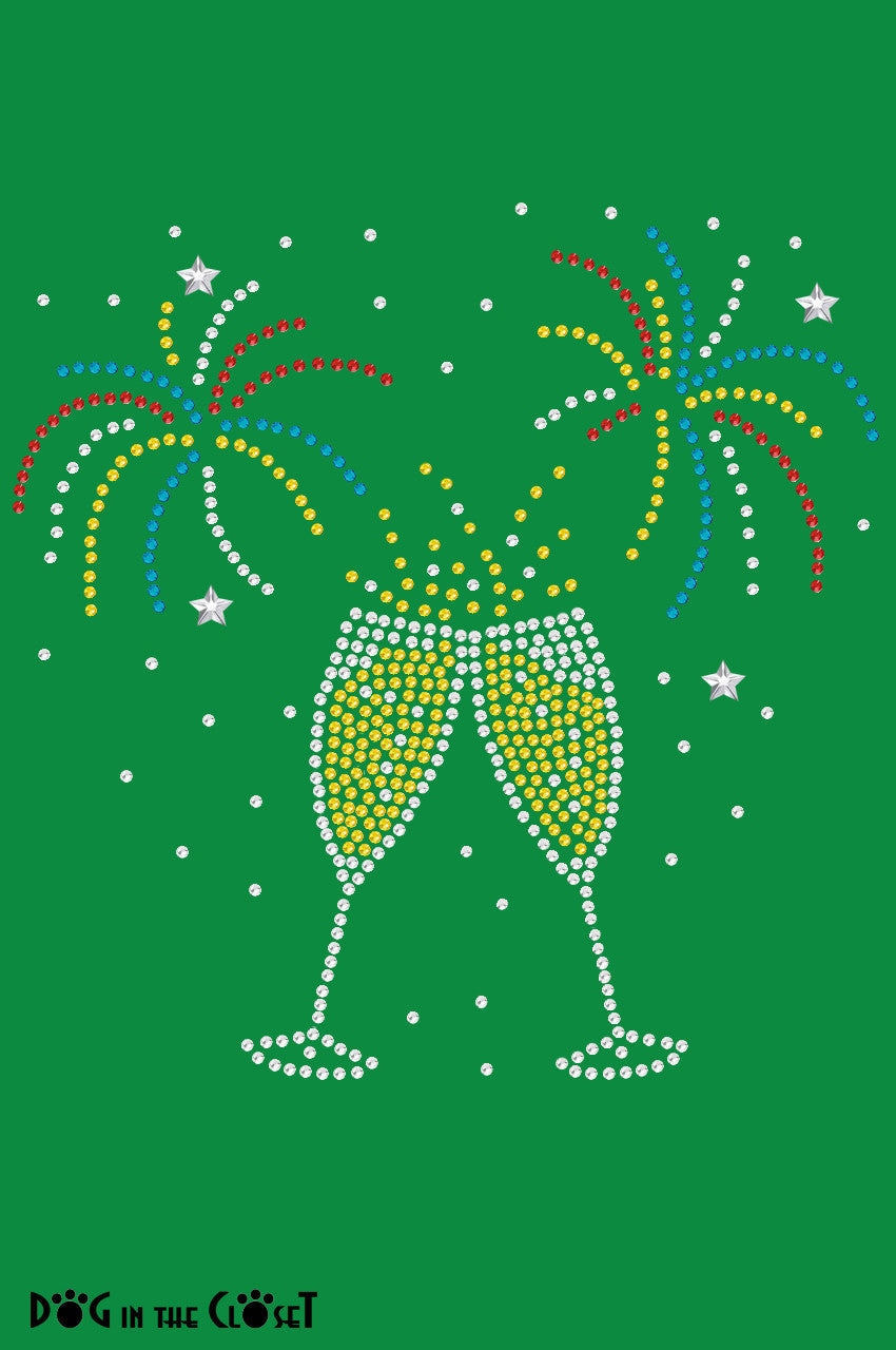 Happy New Year Drink & Fireworks - Bandanna