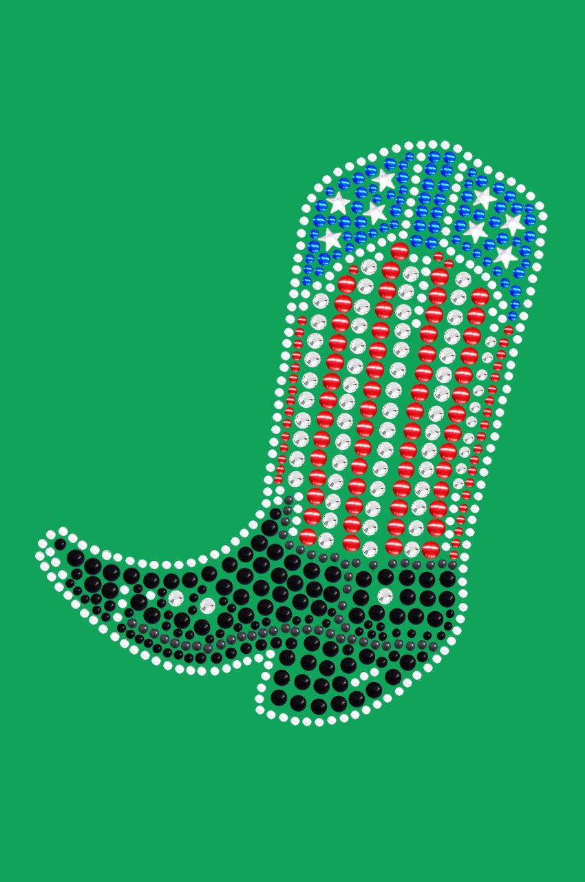 Boot (Red, White, & Blue) - bandana