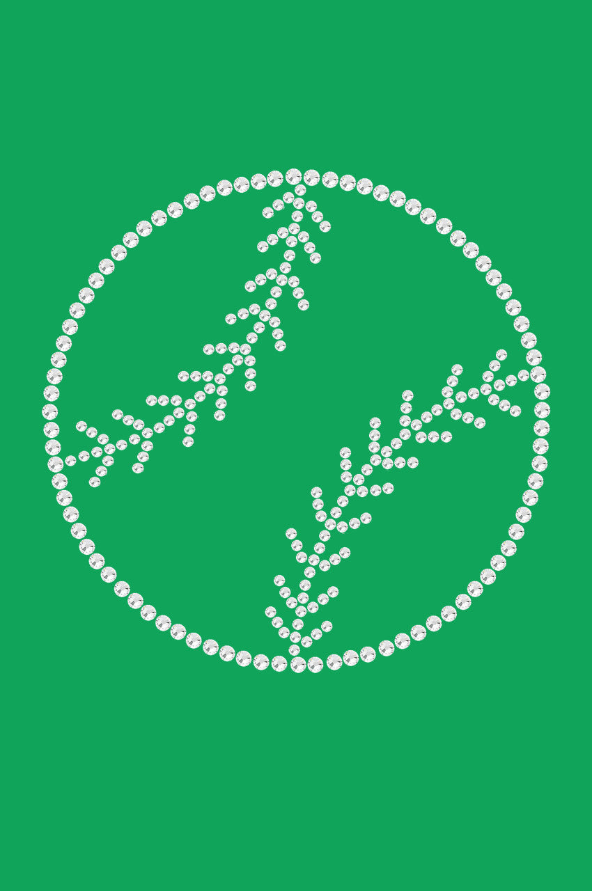 Baseball (Rhinestone Outline) - Bandana