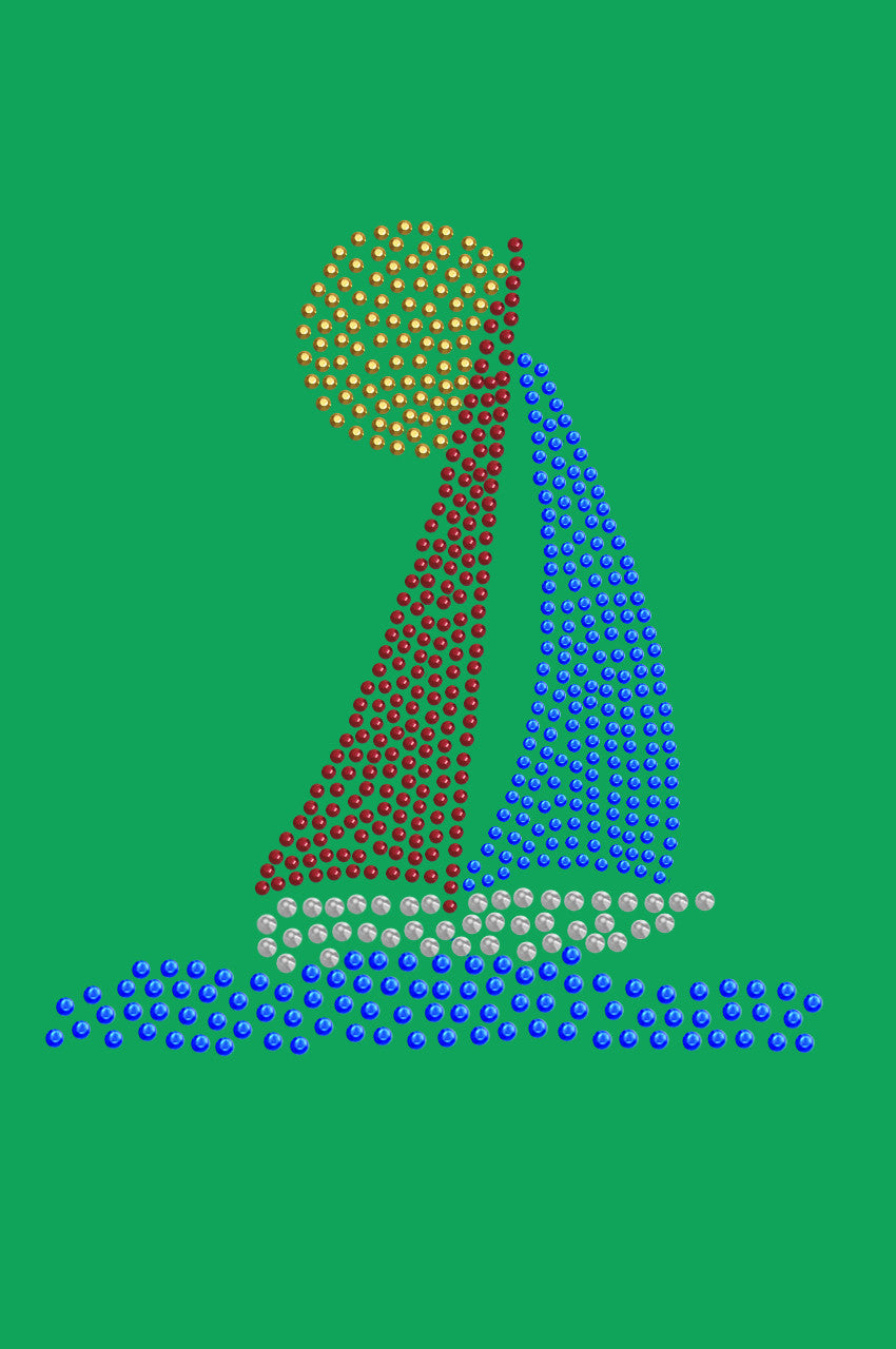 Sailboat (Rhinestud) - Bandanna